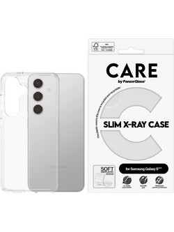 CARE by PanzerGlass - Fashionable Case Transparent X-Ray Soft Basic Samsung Galaxy S 2025