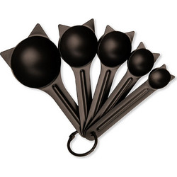 Kikkerland - Cat Measuring Spoons - 9 cm x 16.5 cm