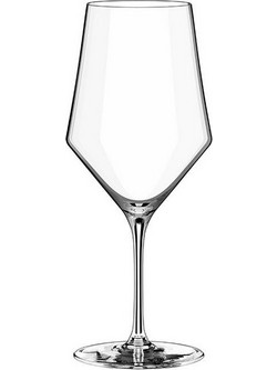 Rona Σετ Ποτήρια Κρασιού Γυάλινα Κολωνάτα Edge 640ml 6τμχ RN68290640