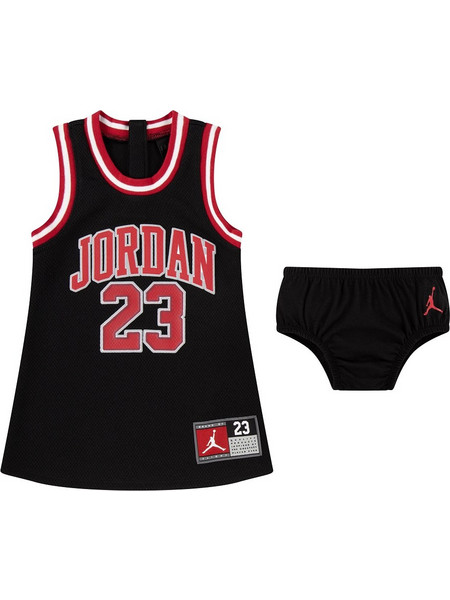 Nike Jordan 23 Jersey Παιδικό Φόρεμα Μαύρο 15C918-023