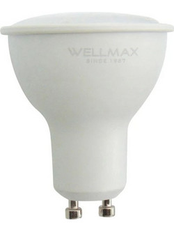 WELLMAX LED-1306 CW Λάμπα LED Spot 7W για Ντουί GU10 ψυχρό λευκό 6500K