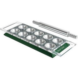 Marcato Ravioli Tablet Ravioli Tray green