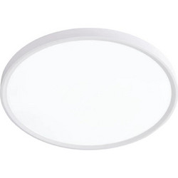 Inlight Πλαφονιέρα οροφής LED 32W 3CCT (by switch on base) σε λευκή απόχρωση D:40x2,5cm (42036-C-White)