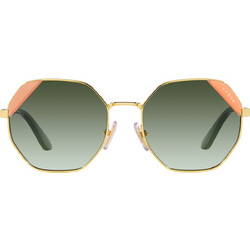 Vogue VO4268S 280/8E Γυναικεία Γυαλιά Ηλίου Πολυγωνικά Μεταλλικά Χρυσά με Μαύρο Φακό