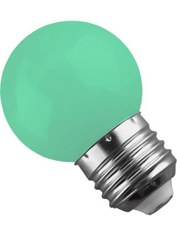 GloboStar(R) S-40004 Λάμπα LED E27 G45 Γλομπάκι 2W 120lm 260 AC 220-240V IP20 Φ4.5 x Υ6.9cm Πράσινο