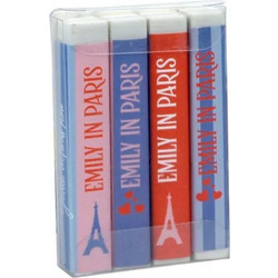 Σετ γόμες 4τμχ Gim Emily In Paris 351-02009