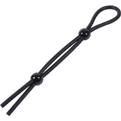 Kinksters Adjustable Penis Ring Medium Ρυθμιζόμενο Ελαστικό Δαχτυλίδι Πέους & Όρχεων Σιλικόνης Μαύρο
