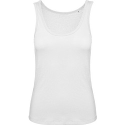 Αμάνικο Γυναικείο Μπλουζάκι TW073 B & C Inspire Organic White