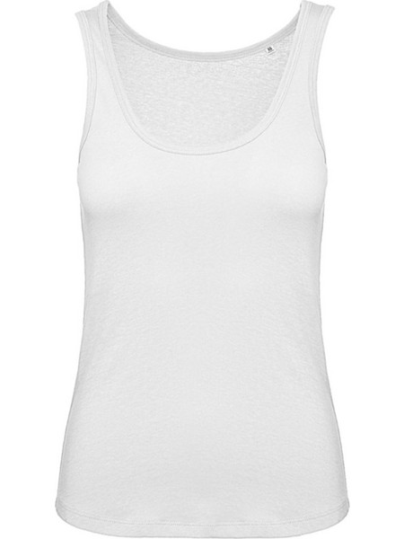 Αμάνικο Γυναικείο Μπλουζάκι TW073 B & C Inspire Organic White