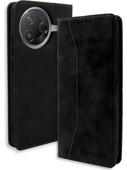 Bodycell Book Case Θήκη Πορτοφόλι Black (Xiaomi Poco F7 Pro / Poco K80)