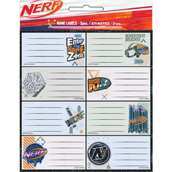 Nerf Player 16-piece notebook labels