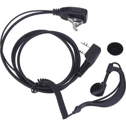 Ακουστικά τύπου headphone Security με μικρόφωνο PTT Acoustic Tube 2 Pin