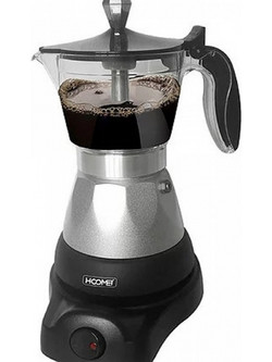 Hoomei HM-5710 Ηλεκτρικό Μπρίκι Espresso 400W 3Cups Μαύρο