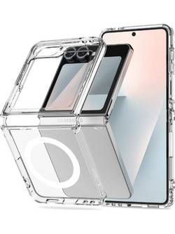 Tech-Protect Flexair Hybrid Magsafe Case Transparent (Samsung Galaxy Z Flip 6 / Z Flip 7 FE)