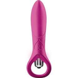 Dream Toys Flirts Mini Silicone Ring Δονητής Bullet Ροζ
