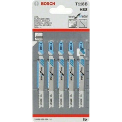 Πριονόλαμες T118B 5τμχ. Bosch