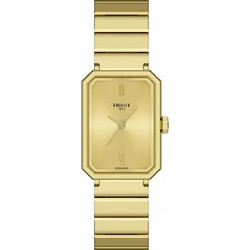 Tissot SRV Γυναικείο Ρολόι με Χρυσό Μεταλλικό Μπρασελέ T160.110.33.023.00