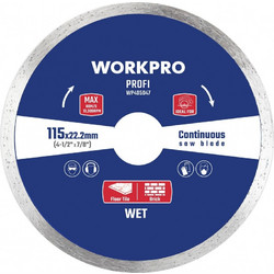 ΔΙΣΚΟΙ ΔΙΑΜΑΝΤΙ ΚΕΡΑΜΙΚΩΝ 115X22.2 WP405047 WORKPRO (PROFI) (ΚΑΡΤΕΛΑ)