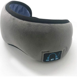 Μάσκα Ύπνου Bluetooth με Ενσωματωμένα Ασύρματα Ακουστικά - Γκρι