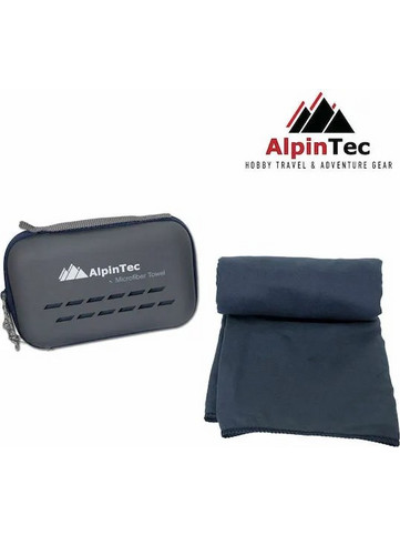 AlpinTec Drysoft Antibacterial - Πετσέτα Microfiber 60x120cm, Χρώμα: Navy