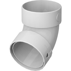 Γωνία υδρορροής 67 120x85mm λευκό