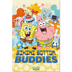 SPONGE BOB - Bikini Bottom Buddies - Poster 61 x 91cm