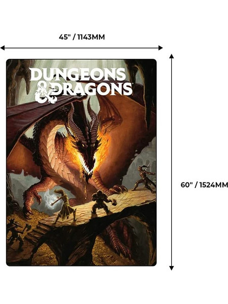 DUNGEONS AND DRAGONS - deken 114x152cm