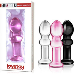 Lovetoy Γυάλινη Πρωκτική Σφήνα 11.43cm Ροζ