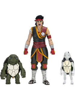 Neca Teenage Mutant Ninja Turtles The Last Ronin Ultimate Casey Marie with Baby Odyn & Uno 17cm