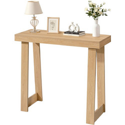 VEVOR Ξύλινη Μοντέρνα Κονσόλα 91.5 x 30.5 x 81 cm σε Burlywood για Σαλόνι ή Χωλ BSXGZEKXDFDCFPA8Z001V0