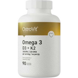 OstroVit Omega 3 D3 & K2 90 Κάψουλες