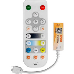 VTAC - Controller Smart WiFi για Ταινίες LED CCT DC 12-24V με Τηλεχειριστήριο RF - SKU: 24173