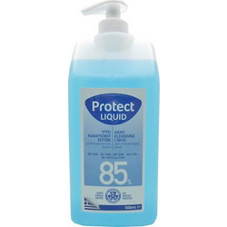 Protect Hand Cleansing Liquid 85% Αντισηπτικό Υγρό Χεριών με Αντλία 1lt