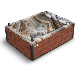 Υδρομασάζ Whirlpool Emerald 3 Ατόμων 216x165x78cm Κωδ. 3VAN0272 Tuscan Sun