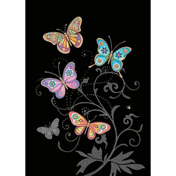 BUG ART CARD JEWELS BUTTERFLY M181
