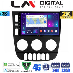 LM Digital LM ZB8505 GPS Ηχοσύστημα Αυτοκινήτου OEM 2DIN με Bluetooth / WiFi / Apple CarPlay / Android Auto & GPS