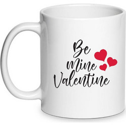 Κούπα Αγάπης Be Mine Valentine LOVE116-Λευκό