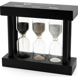 Bredemeijer Tea Timer 3fold black 2/3/5 Minutes 195005 (184105)