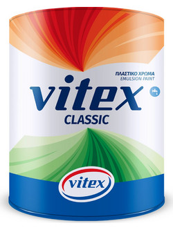 Vitex Classic Πλαστικό Χρώμα Εσωτερικού Χώρου Λευκό 0.75lt
