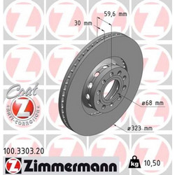 Zimmermann Δισκόπλακα - 100.3303.20