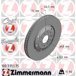 Zimmermann Δισκόπλακα - 100.3351.75