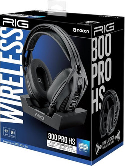 Nacon RIG 800HS Pro Ασύρματο Gaming Headset Over Ear Black