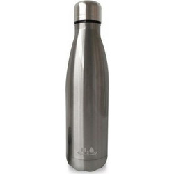 Puro H2O Bottle Double Wall Silver 500ml