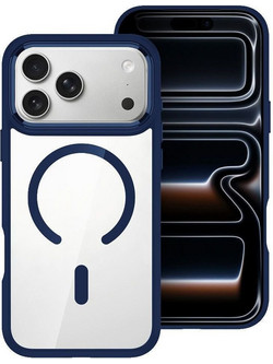 Roar Case Mag Bumper Compatible With Magsafe For Iphone 15 Pro Navy blue