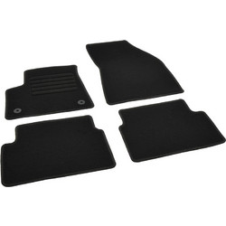 Πατάκια δαπέδου μοκέτας Standard μαύρα συμβατά με Citroen eC3/ Fiat Grande Panta-e 4τμχ