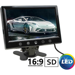 Οθόνη 9" TFT LED με Αφαιρούμενη Βάση Στήριξης και Τηλεκοντρόλ Μαύρη OEM