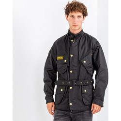 Barbour Ανδρικό Μπουφάν Χειμωνιάτικο Παρκά Μαύρο MWX0004-BK5