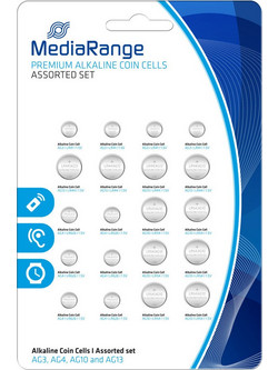 MediaRange Premium Alkaline Multipack Button Cells 20τμχ