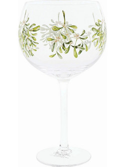Enesco Ποτήρι Γυάλινο Κολωνάτο Mistletoe Copa 20cm