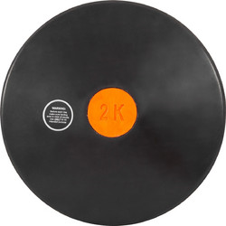 Δίσκος από Μαύρο Λάστιχο 2kg Vinex 97709